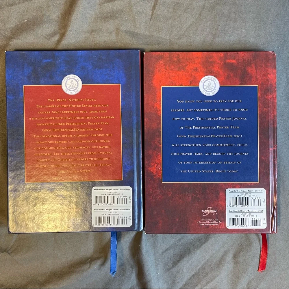 2003 The Presidential Prayer Team Prayer Journal and Devotional 2 Piece Set